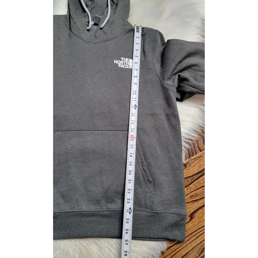 The North Face Pullover Hoodie Men's Size Medium Gray Big Logo